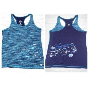 Raw Threads * Sisterhood * Running Run Racerback Tank Top size XXL